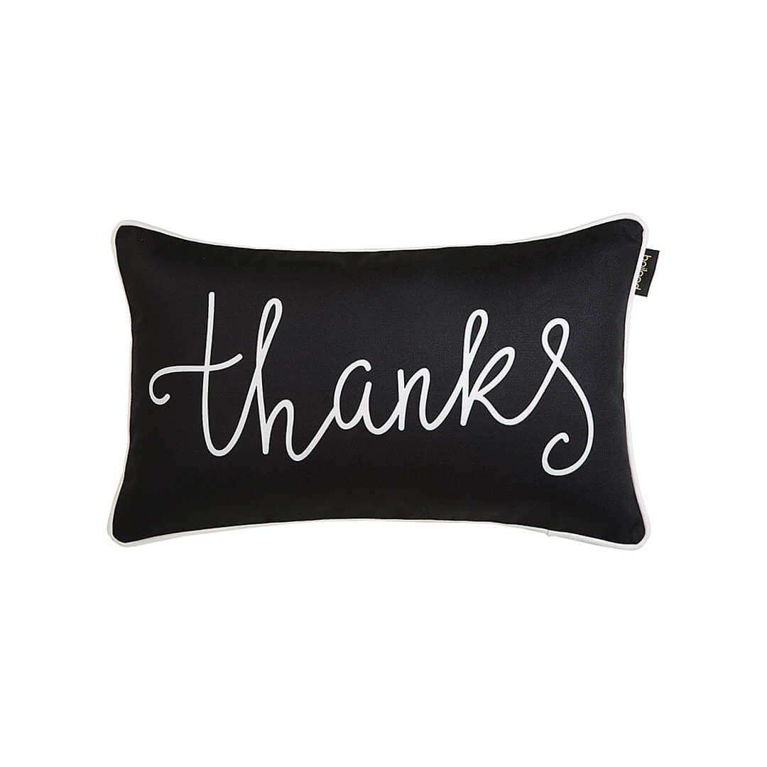 Hello Print Minimalist Pillow Cover