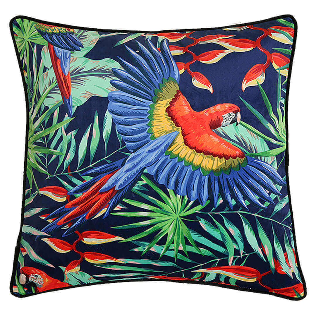 Housse de coussin de la série Jungle à motif zébré