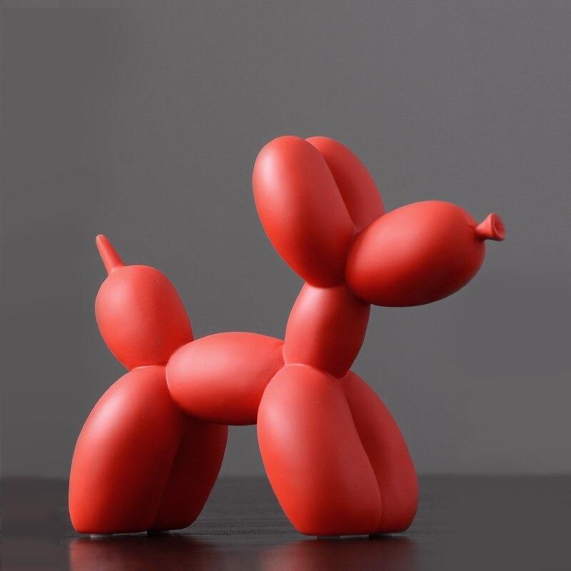 Escultura de perro globo