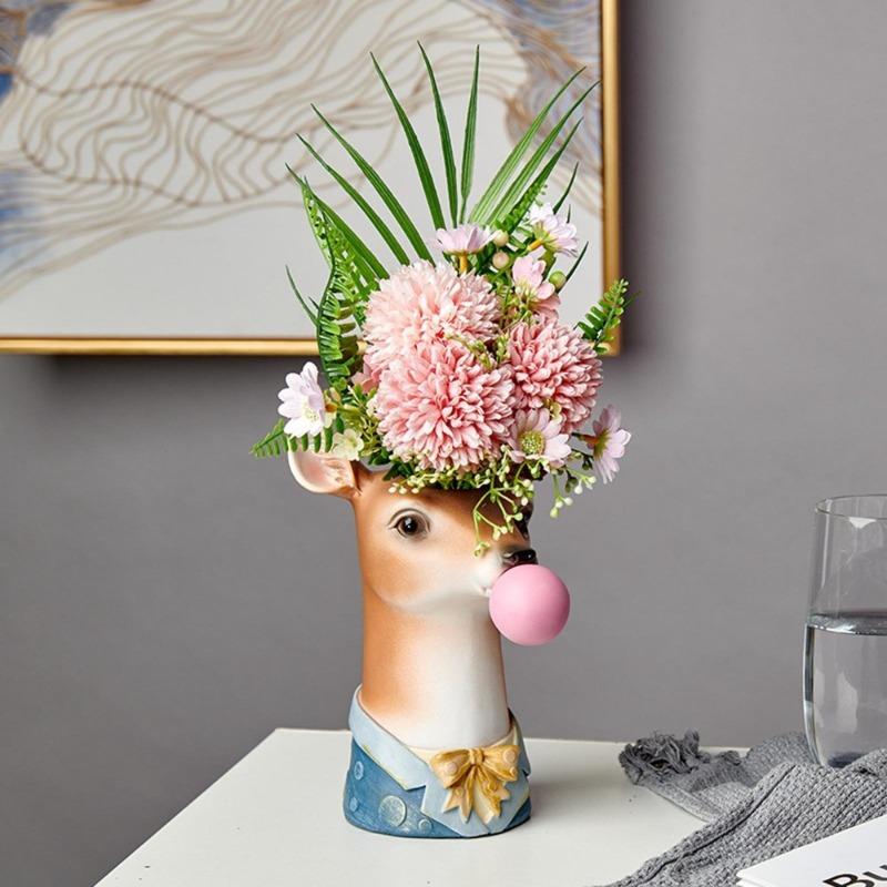 Vase animal chewing-gum