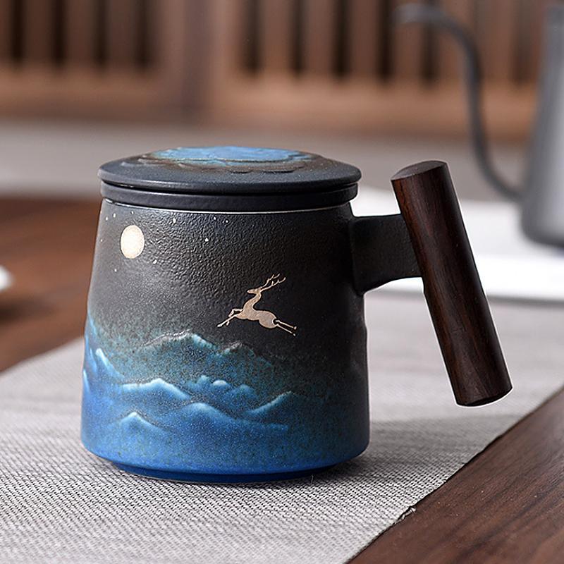 Taza de café y té Elk and Moon