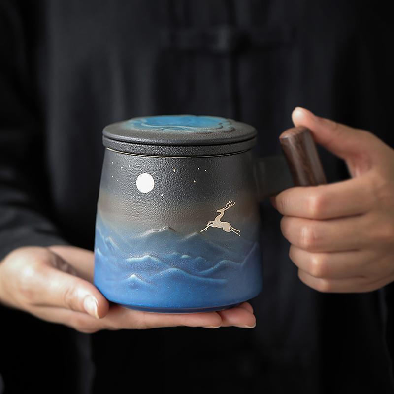 Taza de café y té Elk and Moon