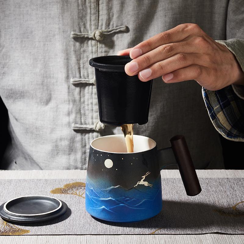Taza de café y té Elk and Moon