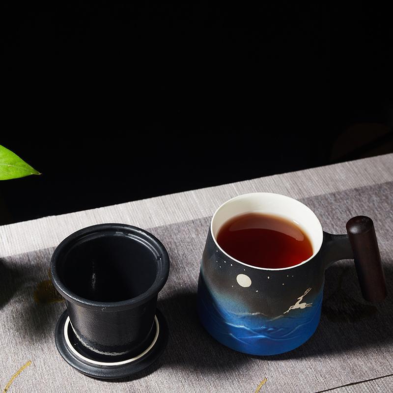 Elk and Moon Coffee & Tea Mug
