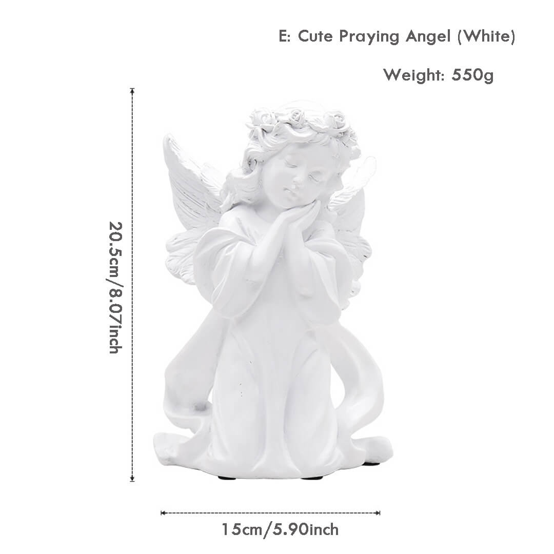 Vintage Pious Praying Angel Decoration