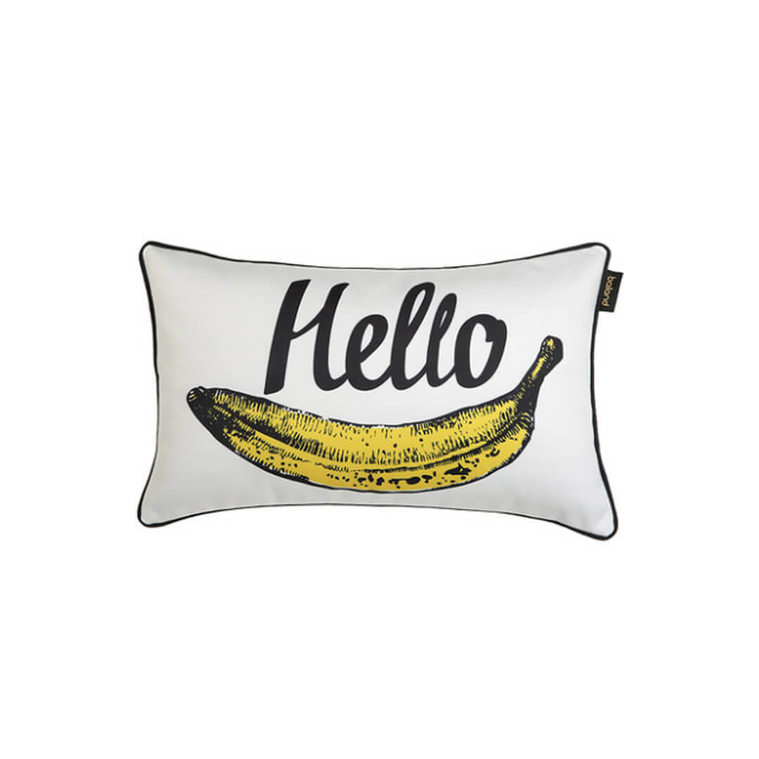 Hello Print Minimalist Pillow Cover