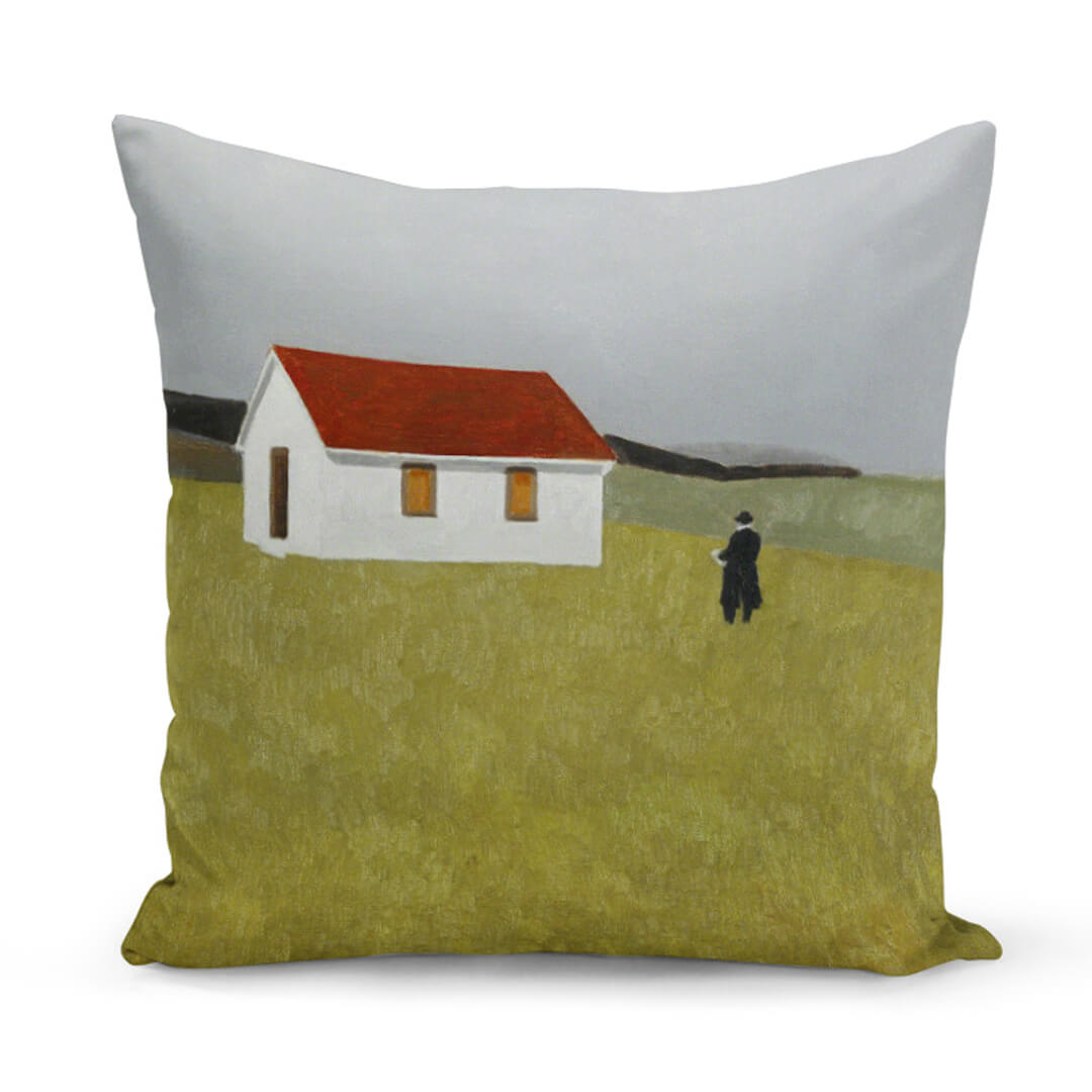 Sara Luigi Abstract Landscape Pillow Cover