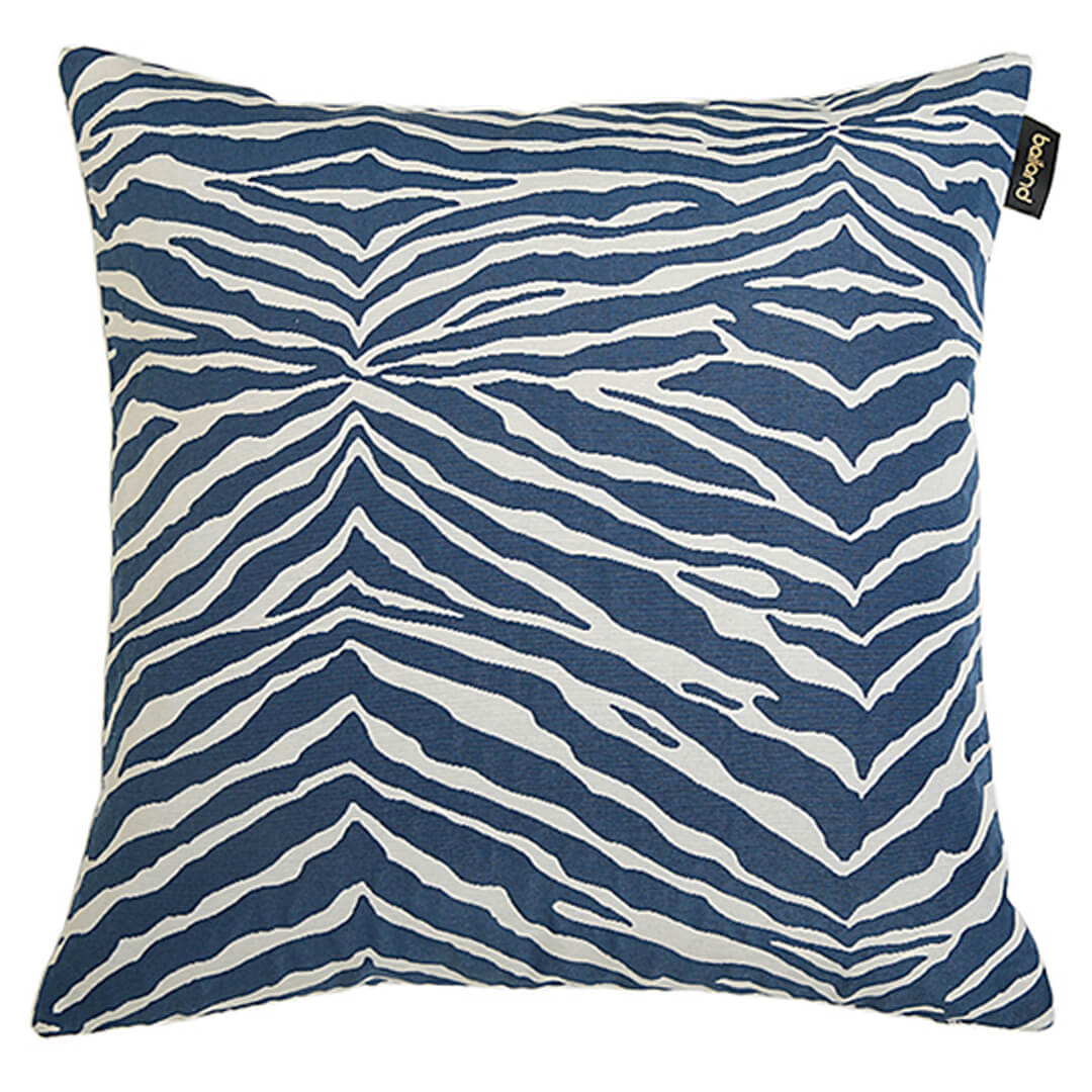 Housse de coussin de la série Jungle à motif zébré