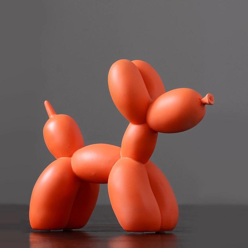 Escultura de perro globo