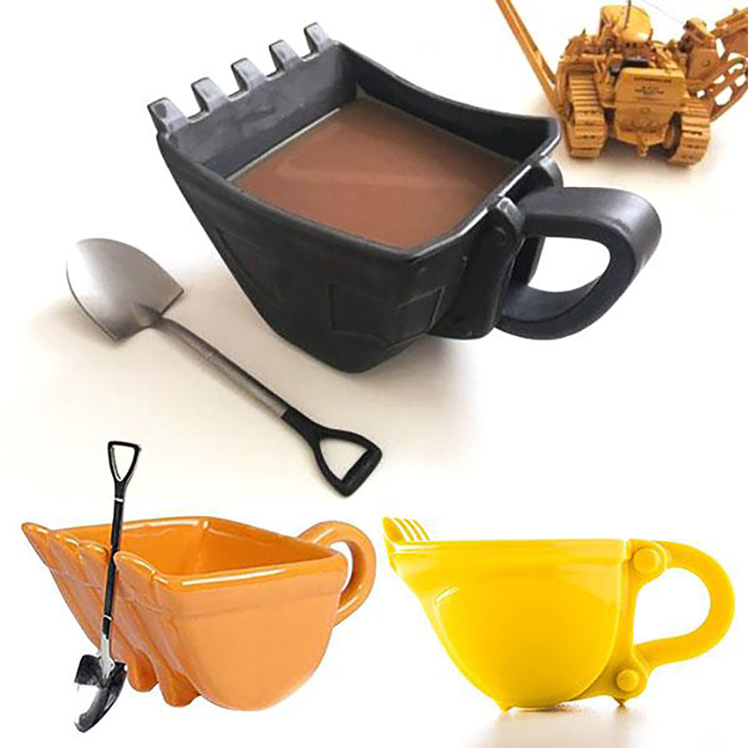 Taza de cubo de excavadora con cuchara de pala