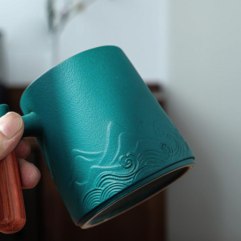 Taza de café y té Green Waves
