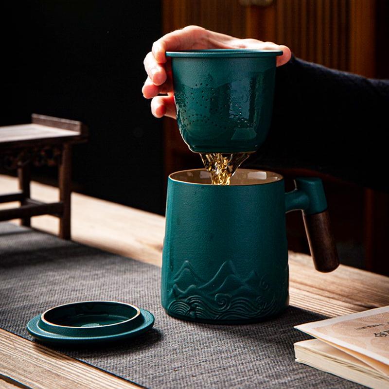 Green Waves Coffee & Tea Mug