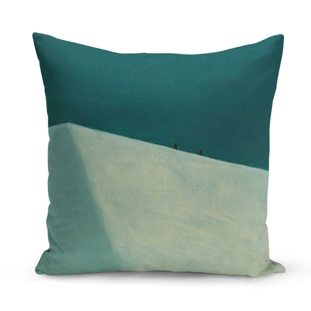 Sara Luigi Abstract Landscape Pillow Cover