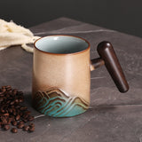 greeat mountain pettern, coffee mug, tea mug