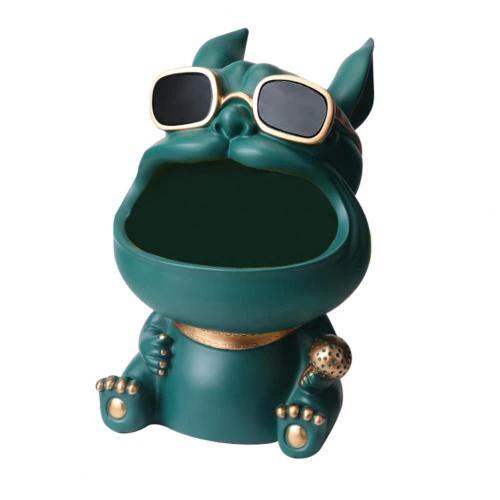 Almacenamiento de bulldog francés de boca grande