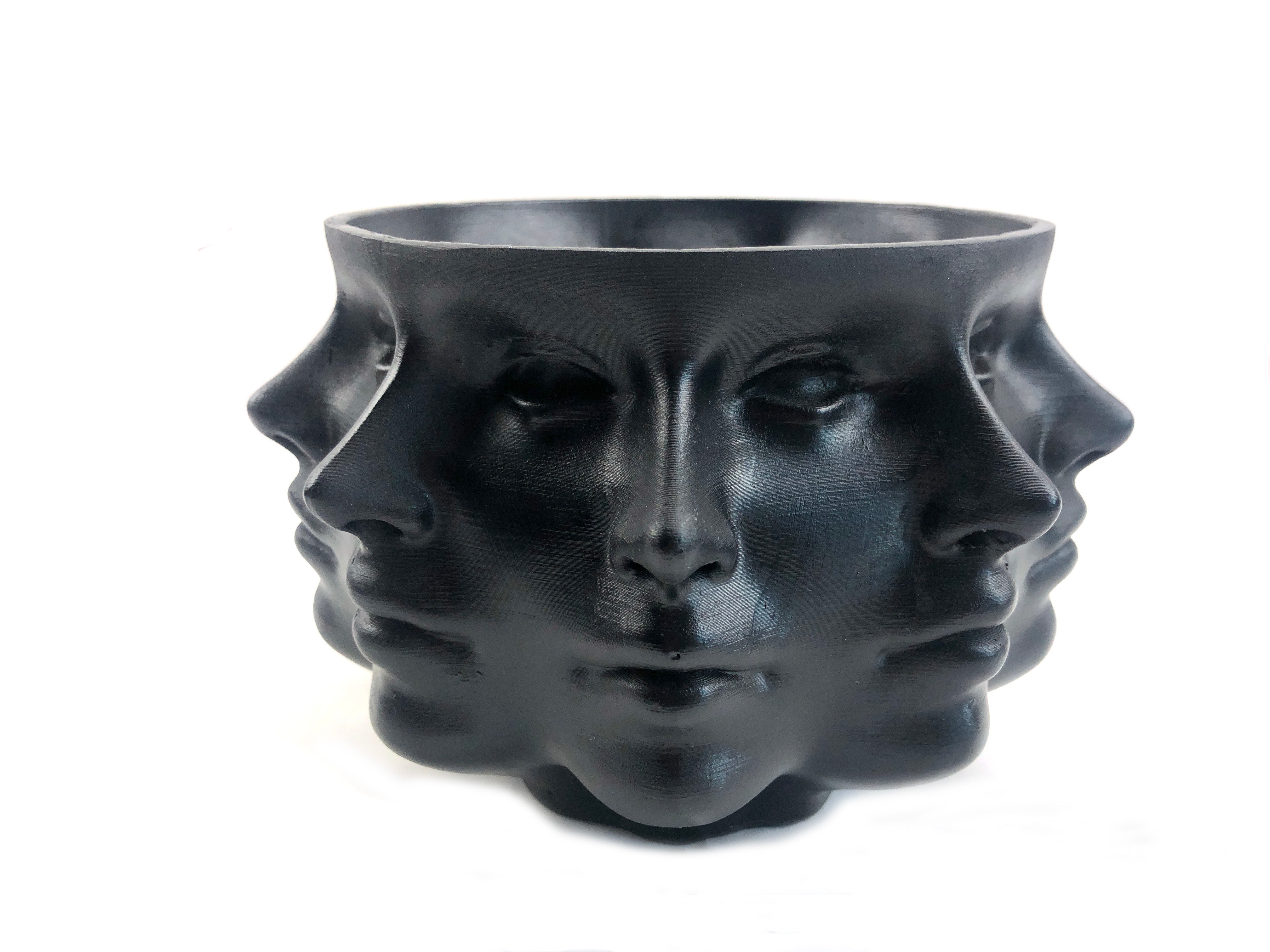 Pot de fleur polyface
