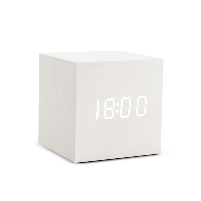 Modern Wooden Alarm Clock