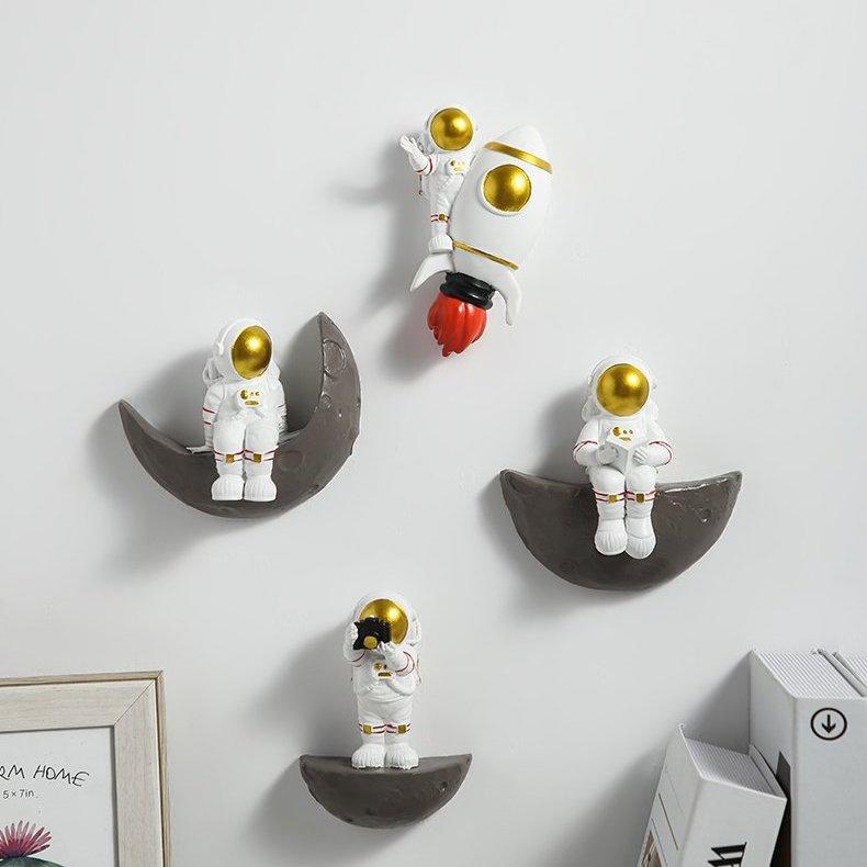 astronauta en la luna