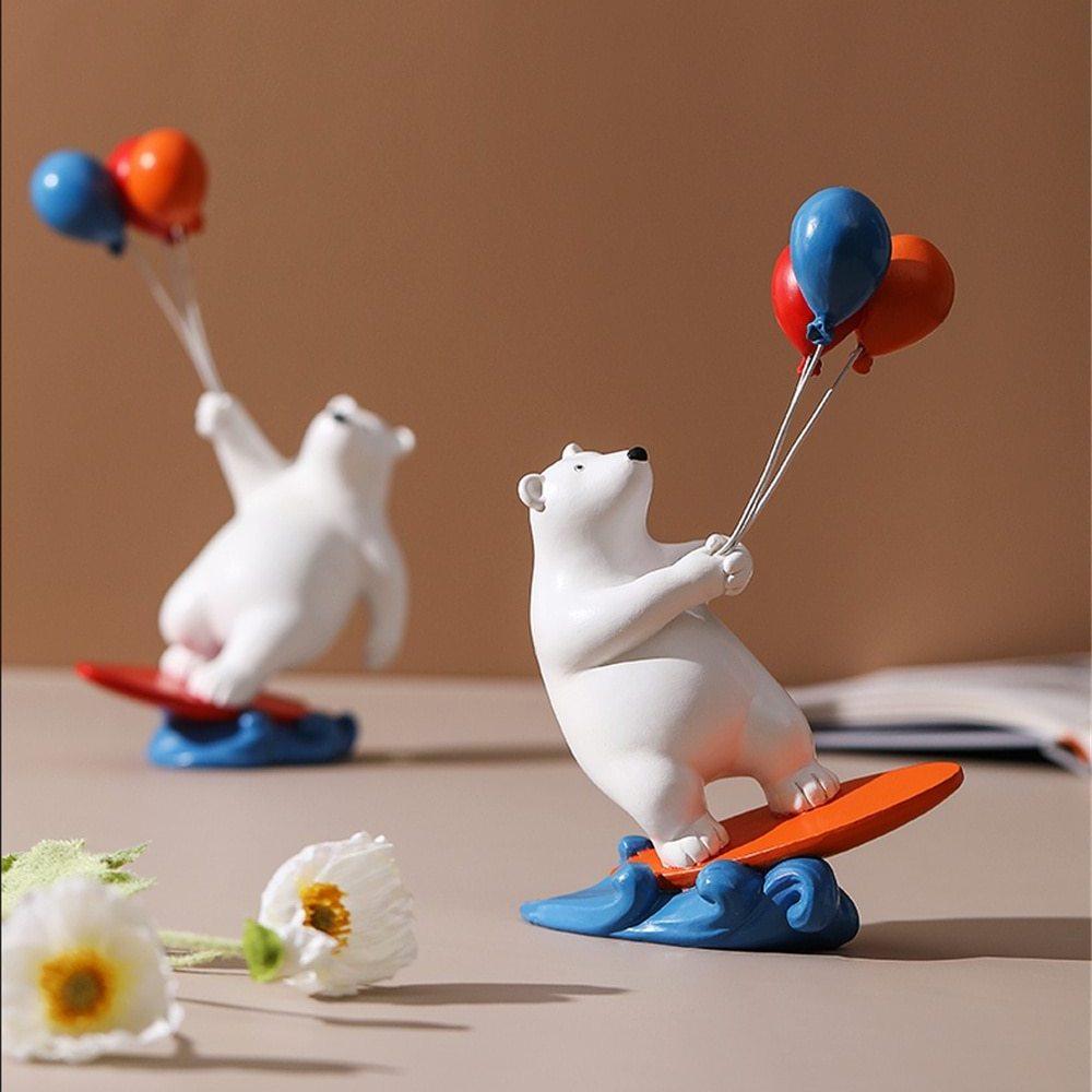 Ballon-Eisbär-Surfer