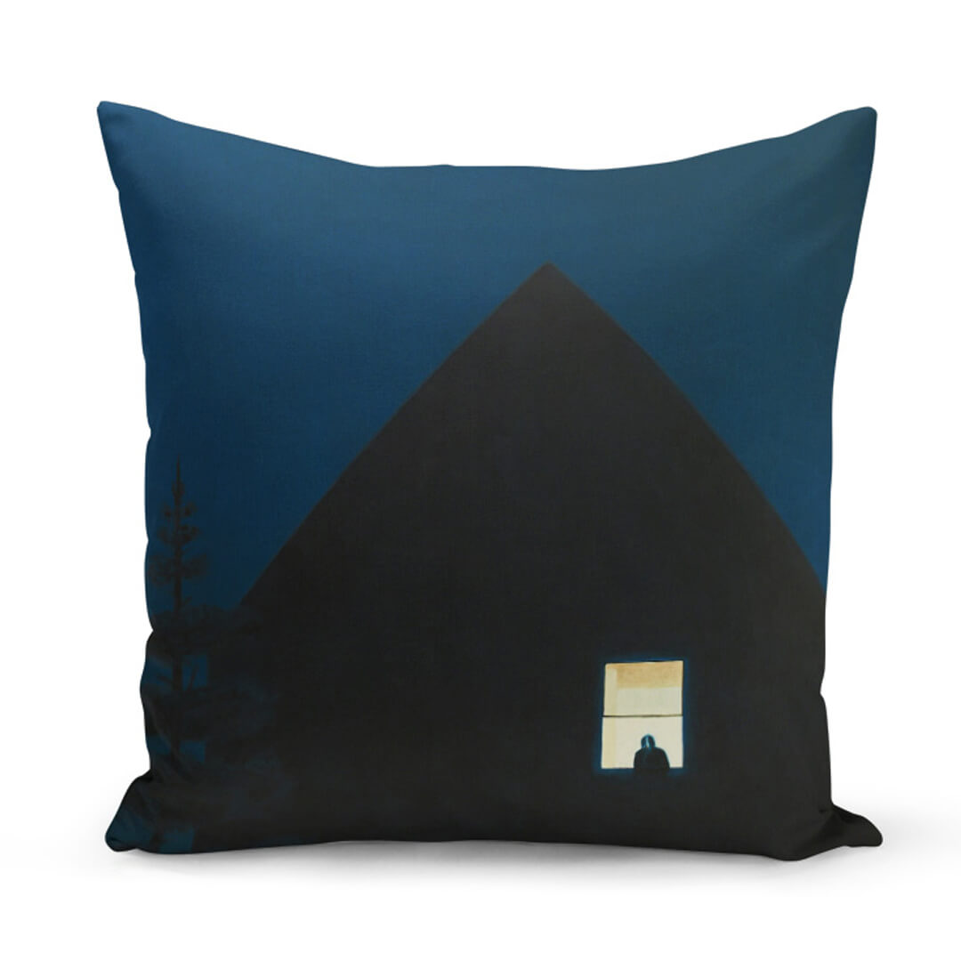 Sara Luigi Abstract Landscape Pillow Cover