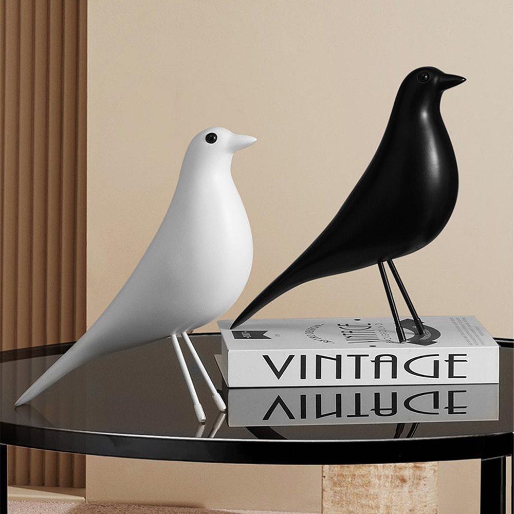 Minimalistische Taubenfigur