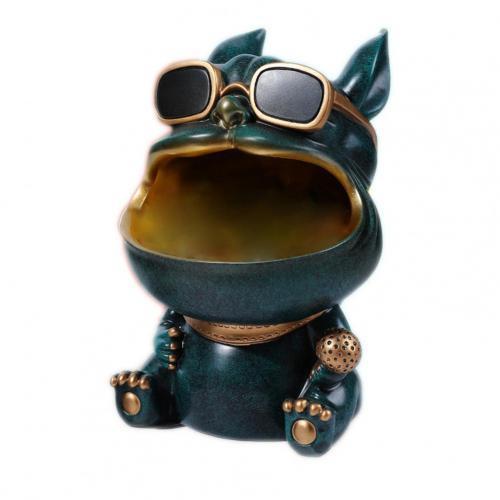 Almacenamiento de bulldog francés de boca grande