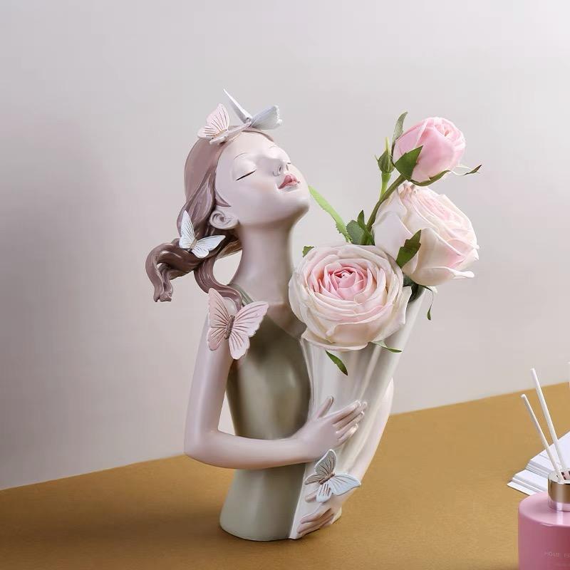 Butterfly Girl Vase