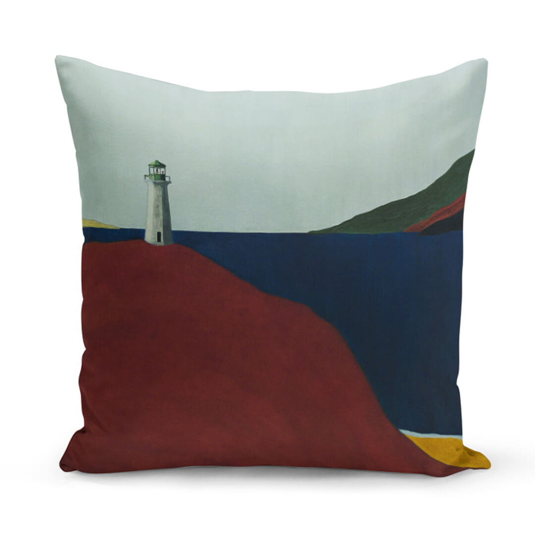 Sara Luigi Abstract Landscape Pillow Cover