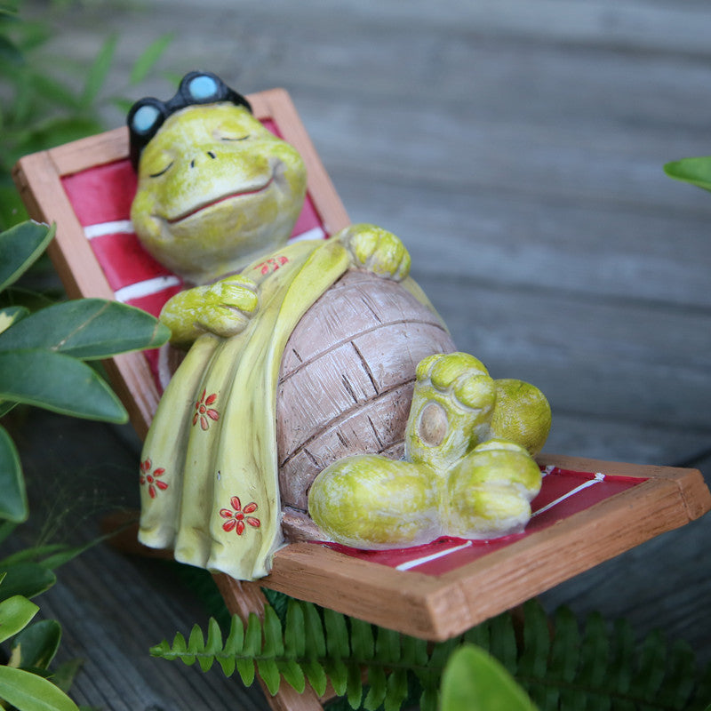 Décor drôle de tortue