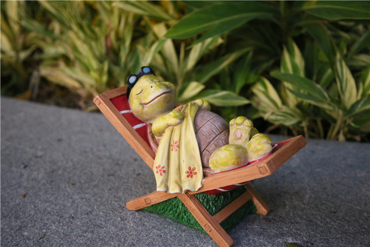 Décor drôle de tortue