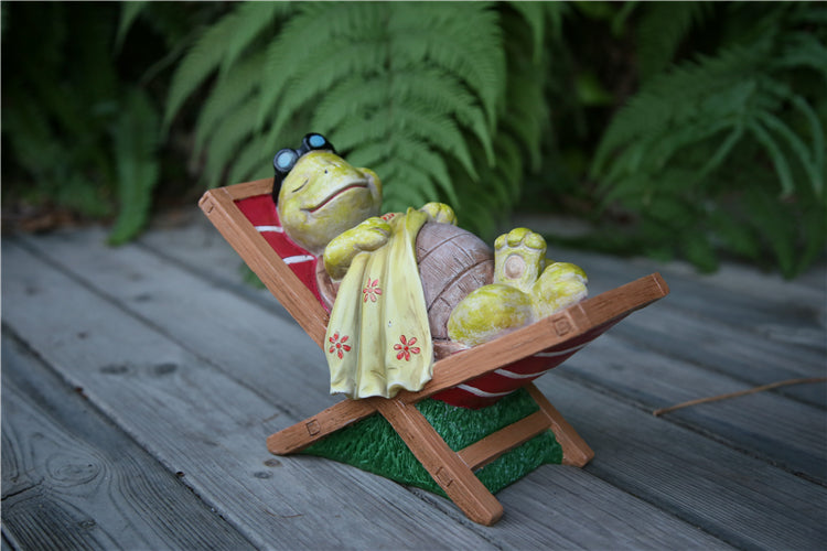 Décor drôle de tortue