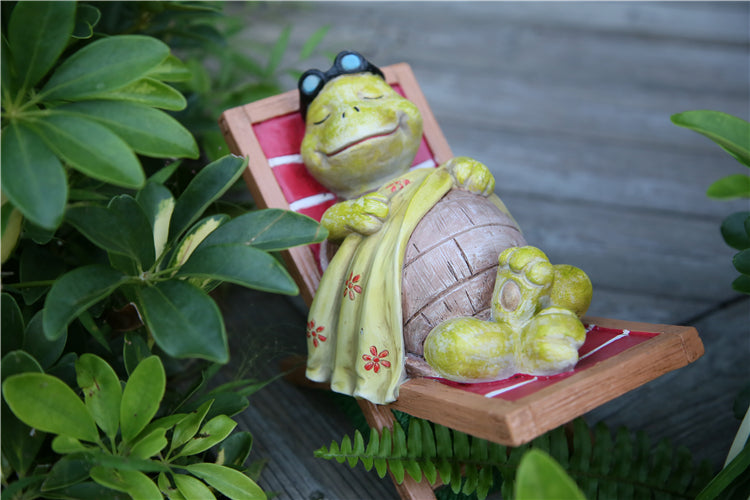 Décor drôle de tortue