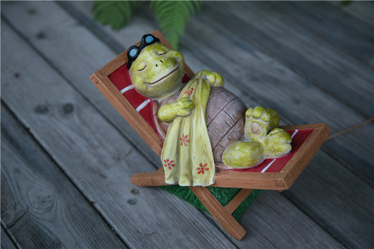 Décor drôle de tortue
