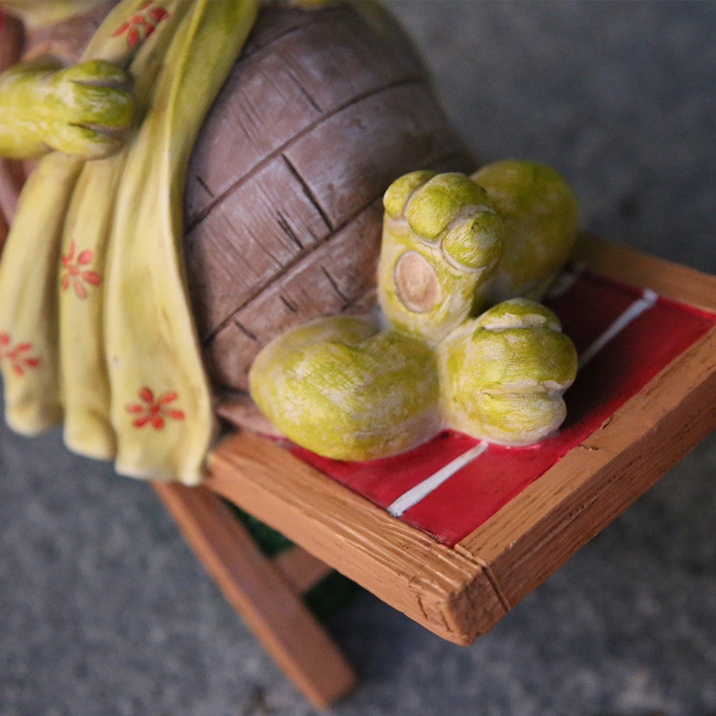 Décor drôle de tortue