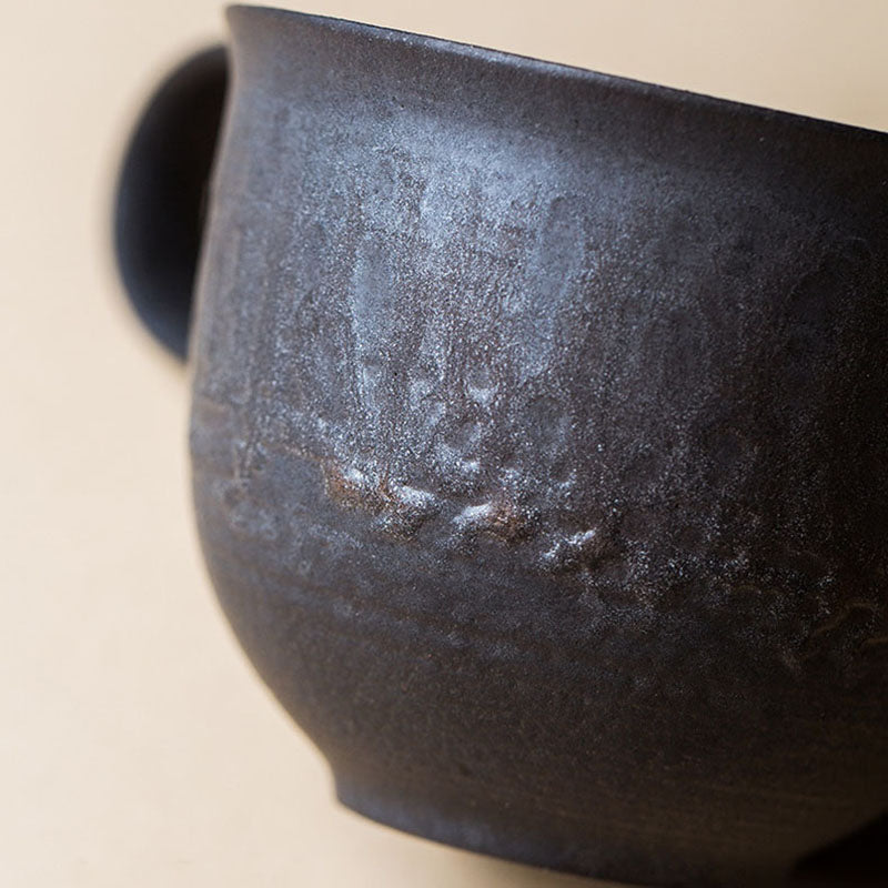 Nordic Retro Rusty Glazed Tea Cup