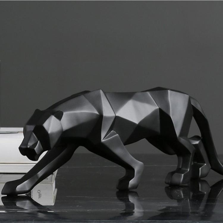 Abstrakter geometrischer Panther