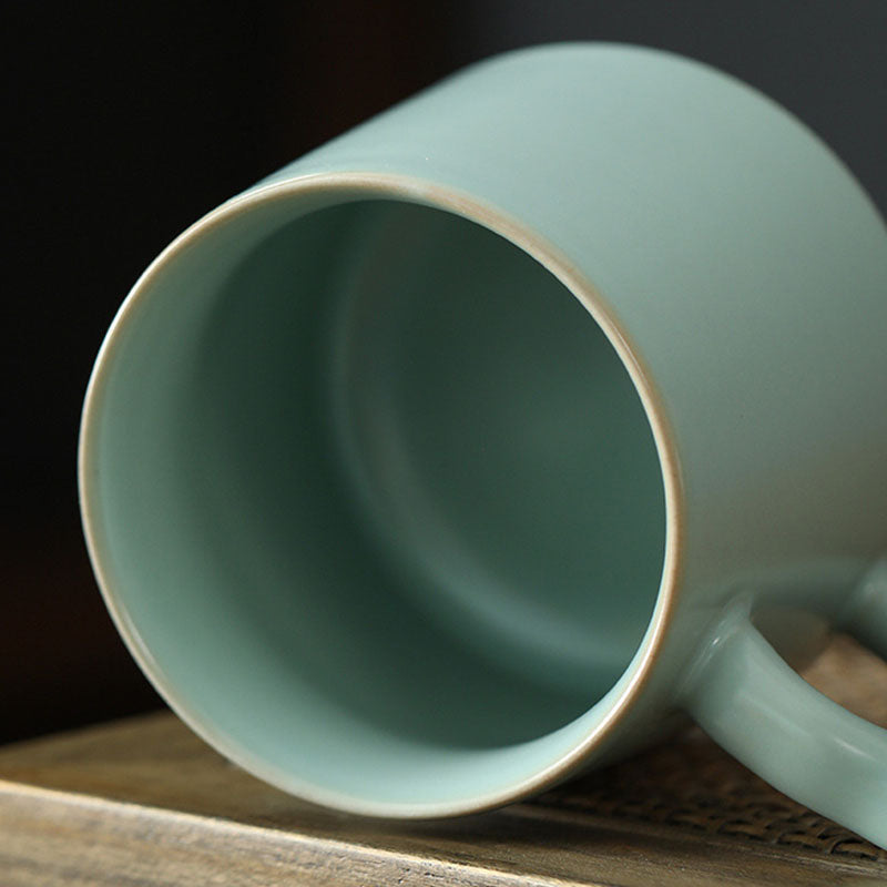 The Premium 'Ru' Kiln Tea Cup 4-Piece Set