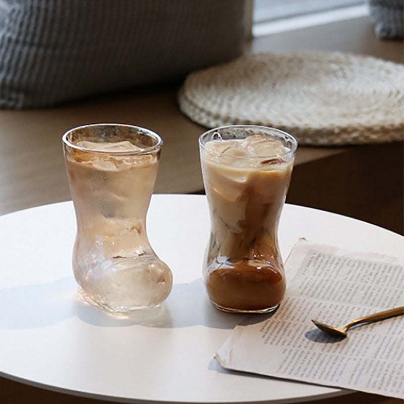 Boot Shoes Shaped Glass Cup