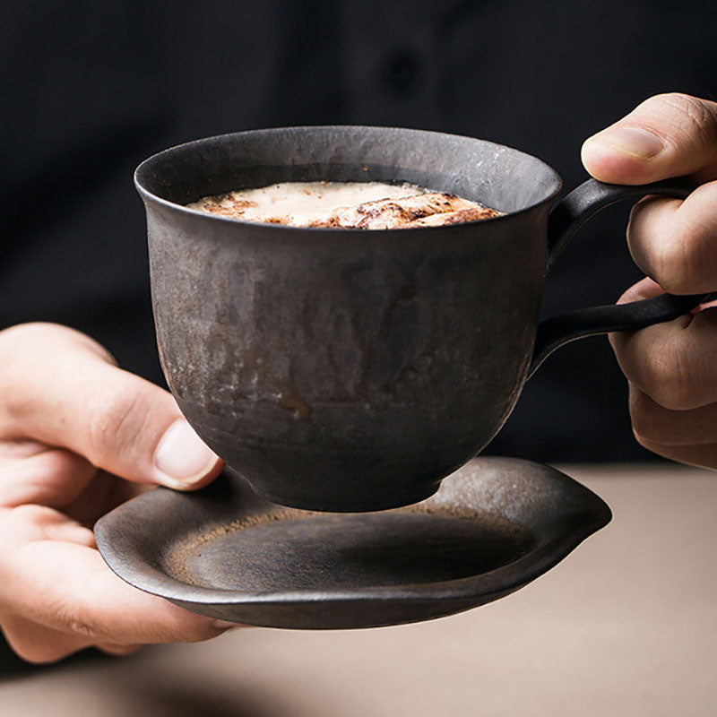 Nordic Retro Rusty Glazed Tea Cup