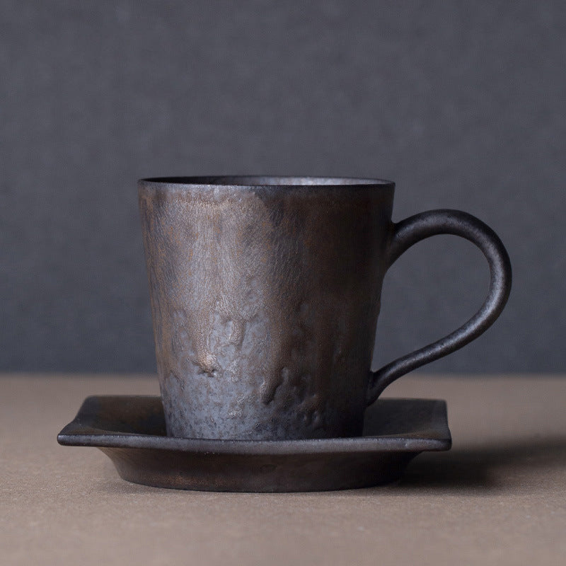 Tazza da caffè retrò nordica (con piattino)