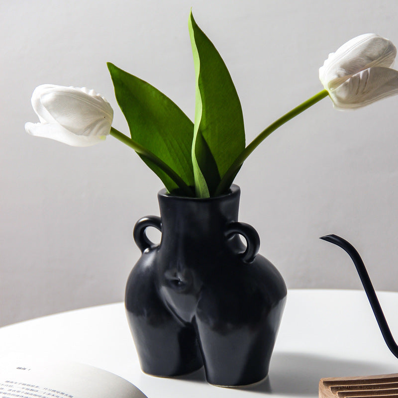 Hip-Shaped Vase