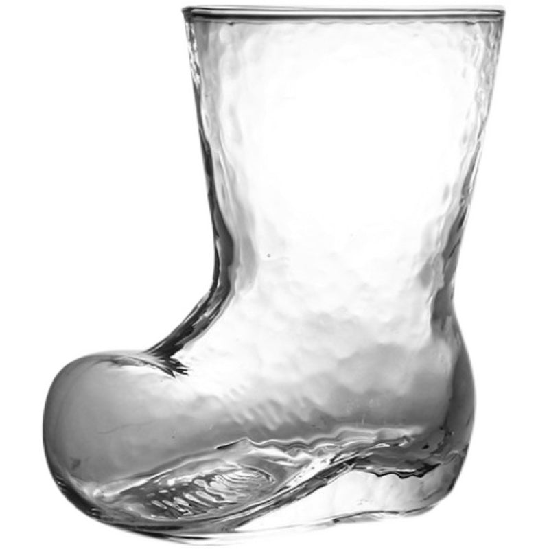 Boot Shoes Shaped Glass Cup