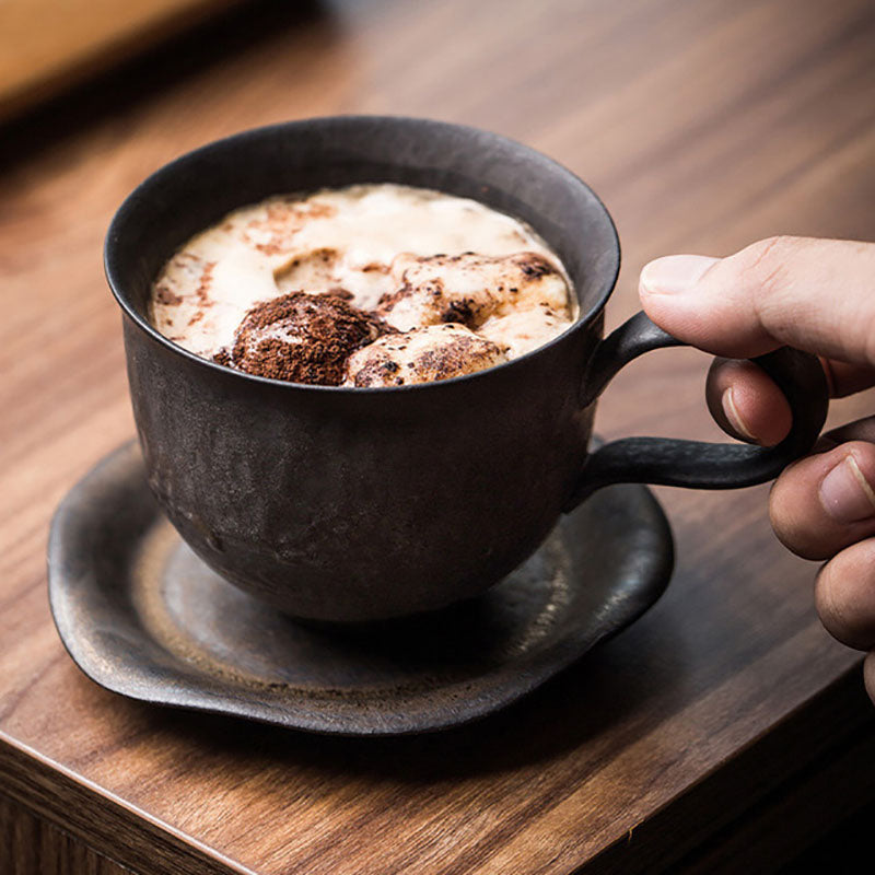 Nordic Retro Rusty Glazed Tea Cup