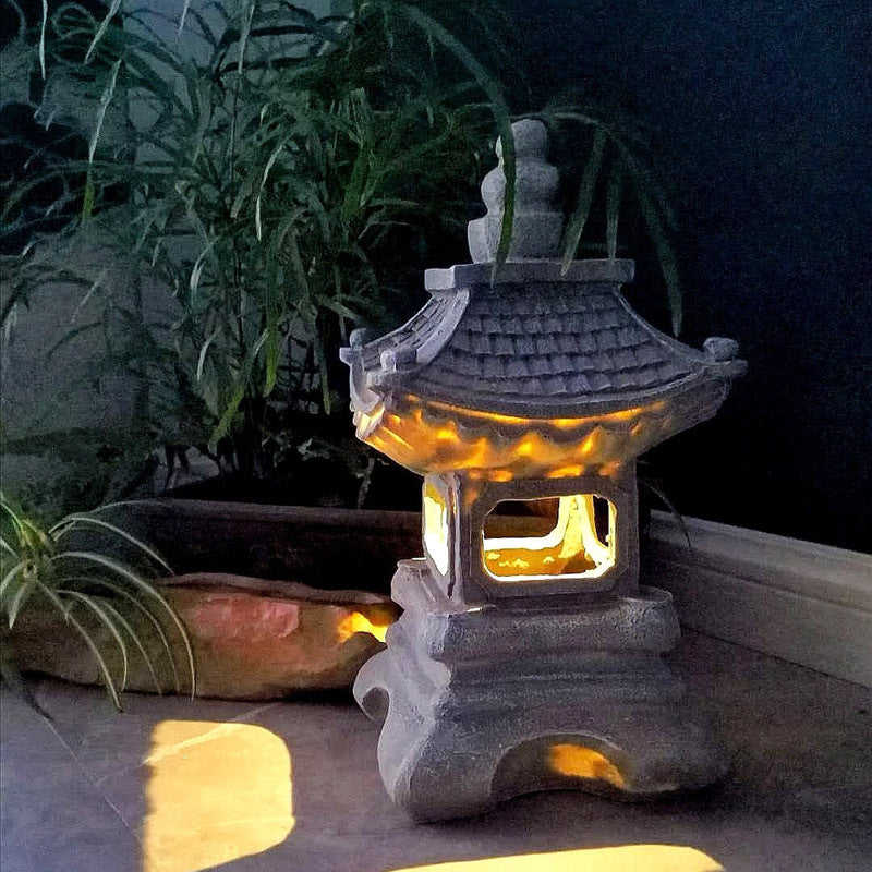 Outdoor Japanese Style Solar Zen Lights