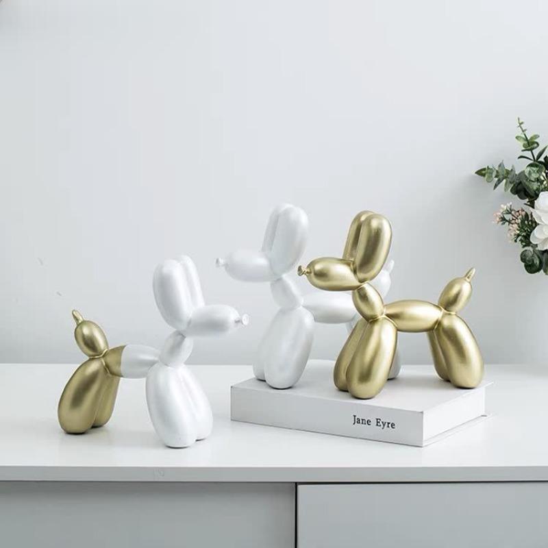Escultura de perro globo