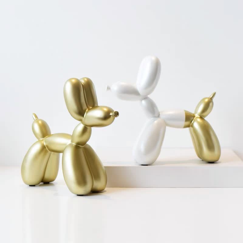 Escultura de perro globo