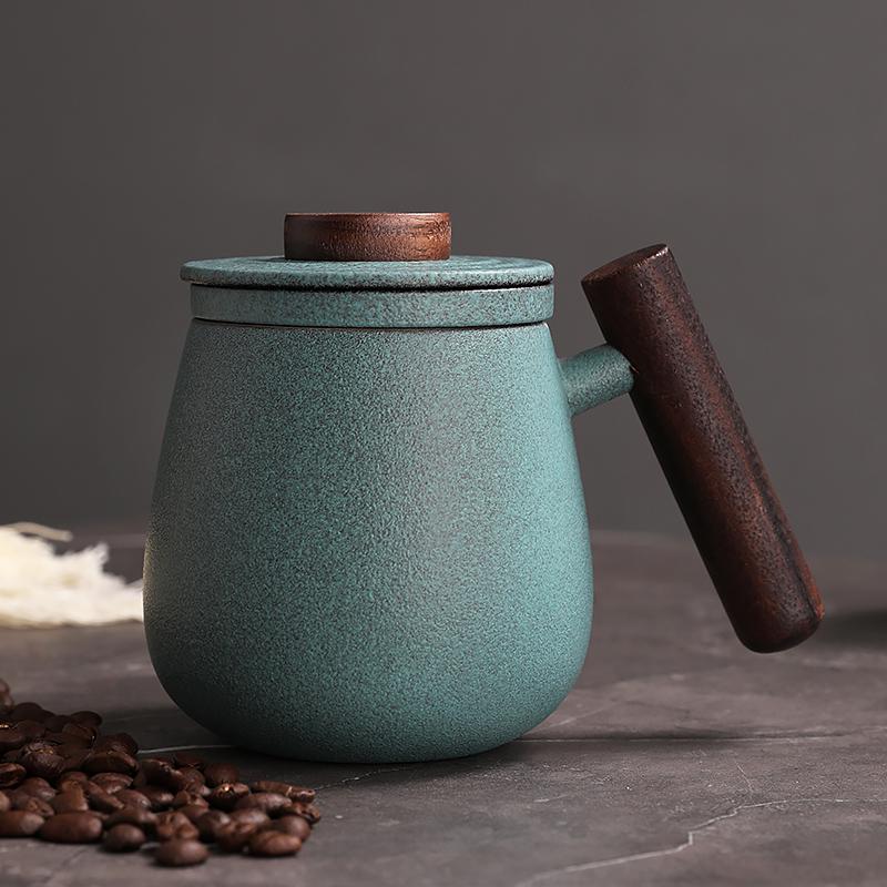 Taza redonda de café y té