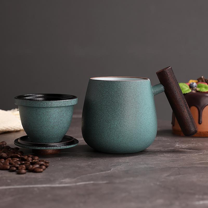 Taza redonda de café y té