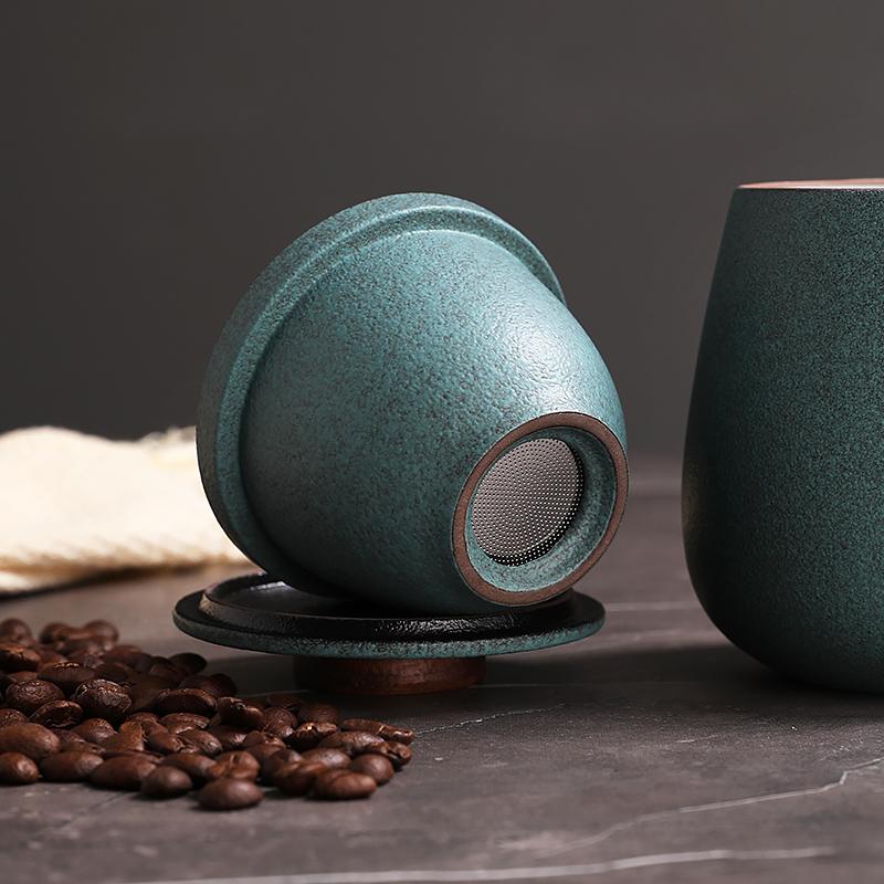 Taza redonda de café y té