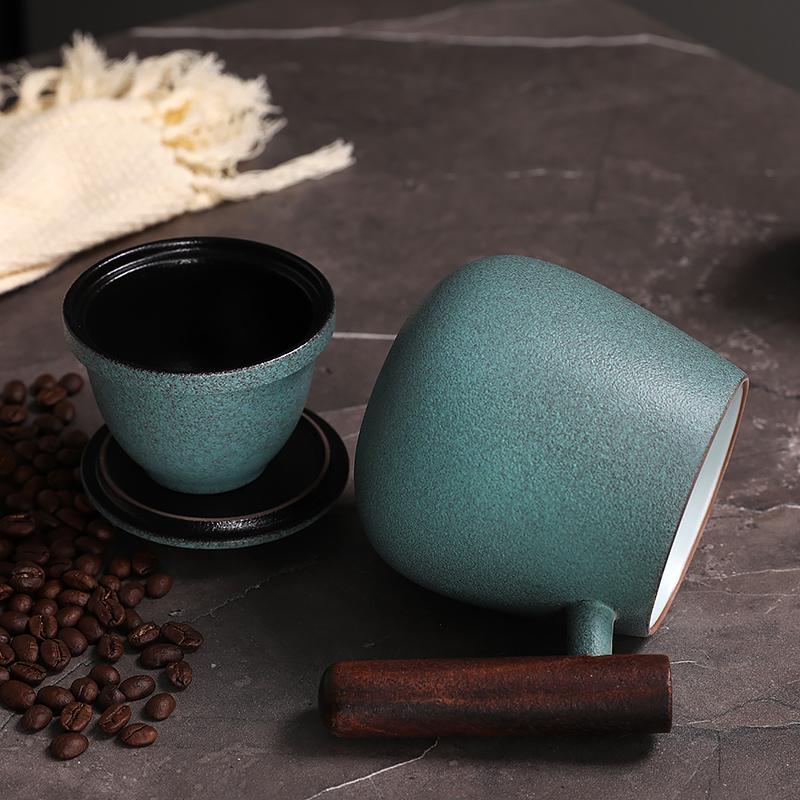 Taza redonda de café y té